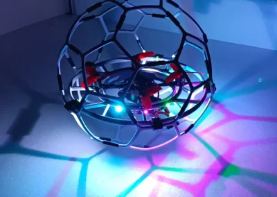 drone et lumières